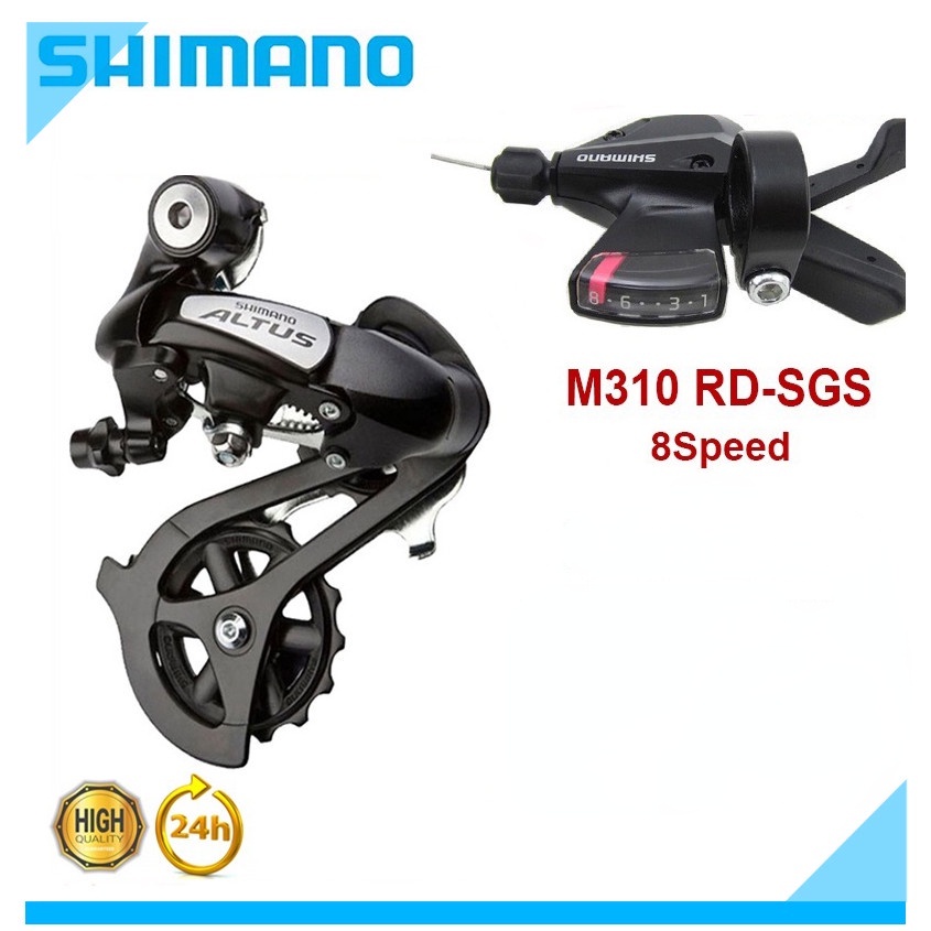 Shimano Altus RD-M310 8 Velocidades Shifter Bicicleta De Montanha Mtb Desviador Traseiro