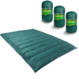 Kit 3 Colchonetes Acampamento Camping Casal Pesca Retiro Ginástica 190x130cm - Emcompre