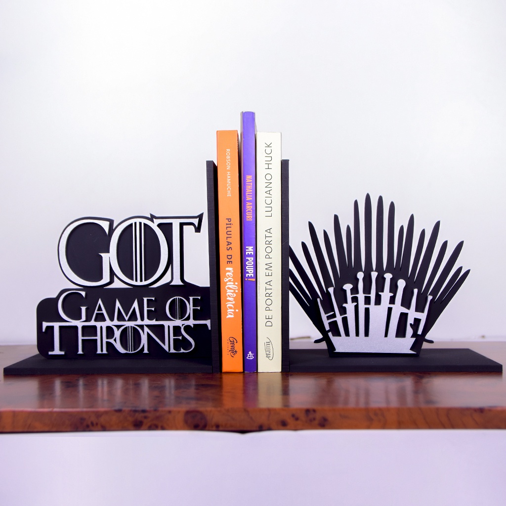 Aparador de livros Game of thrones decoração suporte em Oferta na Shopee