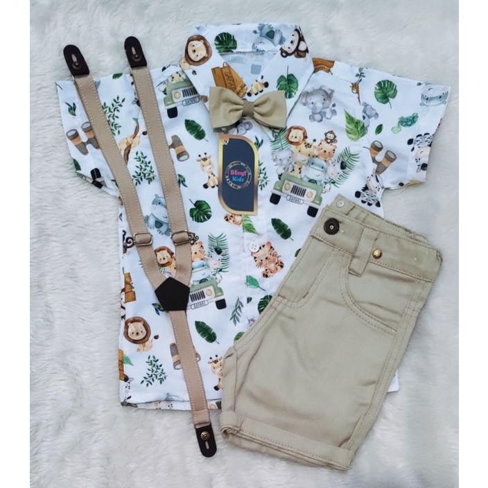 Conjunto Temático Safári em Oferta na Shopee