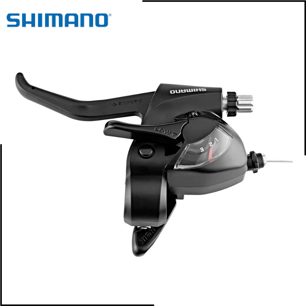 Alavanca de Cambio Freio Esquerdo Manete Passador Tourney ST-EF41 Shimano