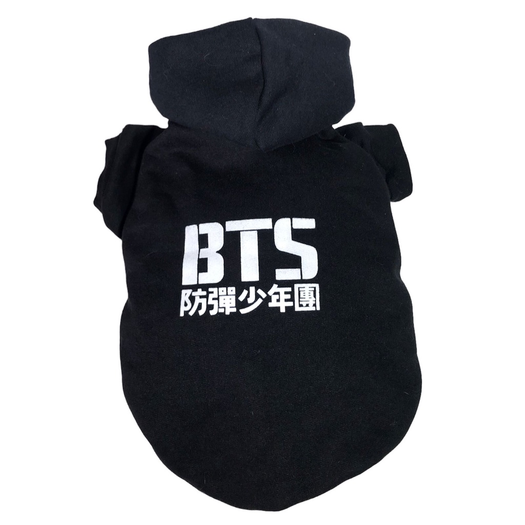 MOLETOM Pet Bts Roupa de algodão roupinha Jimin kpop cachorro gato anime korea spitz lulu poodle labrador
