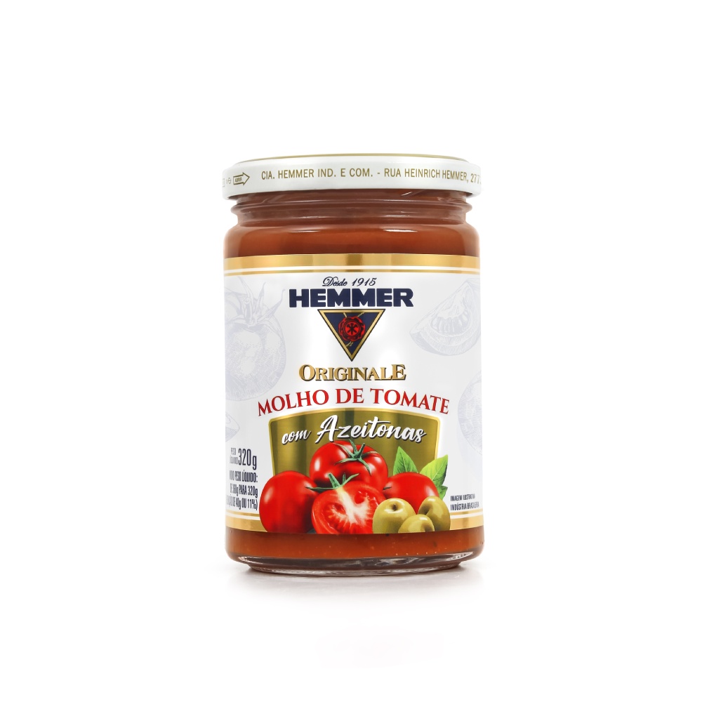 Molho de Tomate com Azeitonas Originale 320g Hemmer