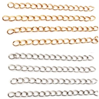 25 pçs Corrente Extensora Cortada para Bijuterias - Colar - Pulseira 10cm em Oferta na Shopee