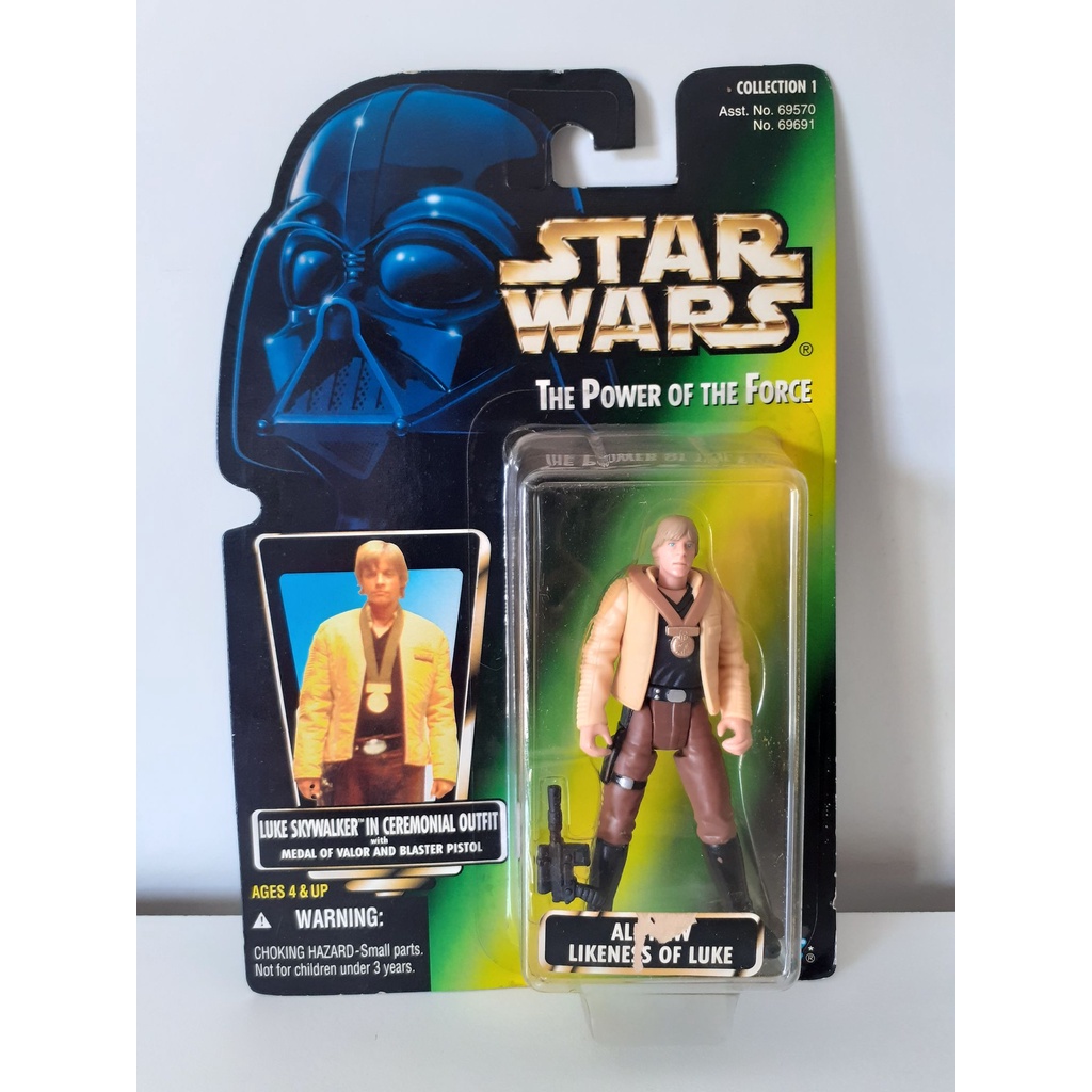 Star Wars Boneco Luke Skywalker Celebration Power Of The Force Potf 1/18