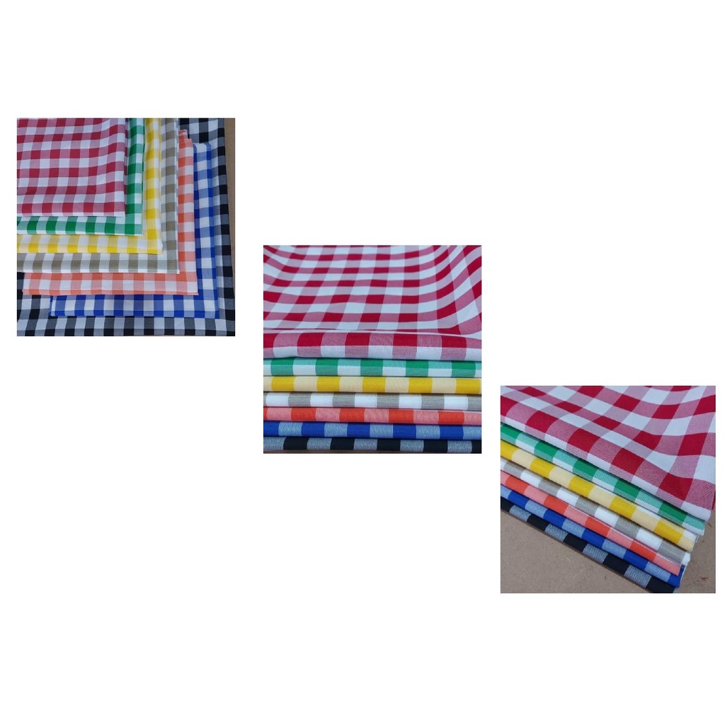 Toalha De Mesa Cobre Mancha Xadrez 0,70 x 0,70 Restaurante Cantina Bar em Oferta na Shopee