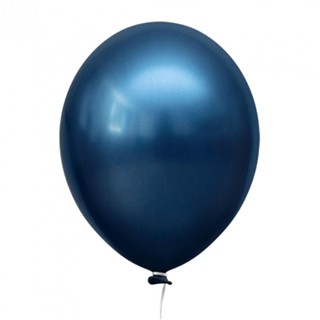 Balão 9 Alumínio Azul Meia Noite 25 Un - Happy Day em Oferta na Shopee