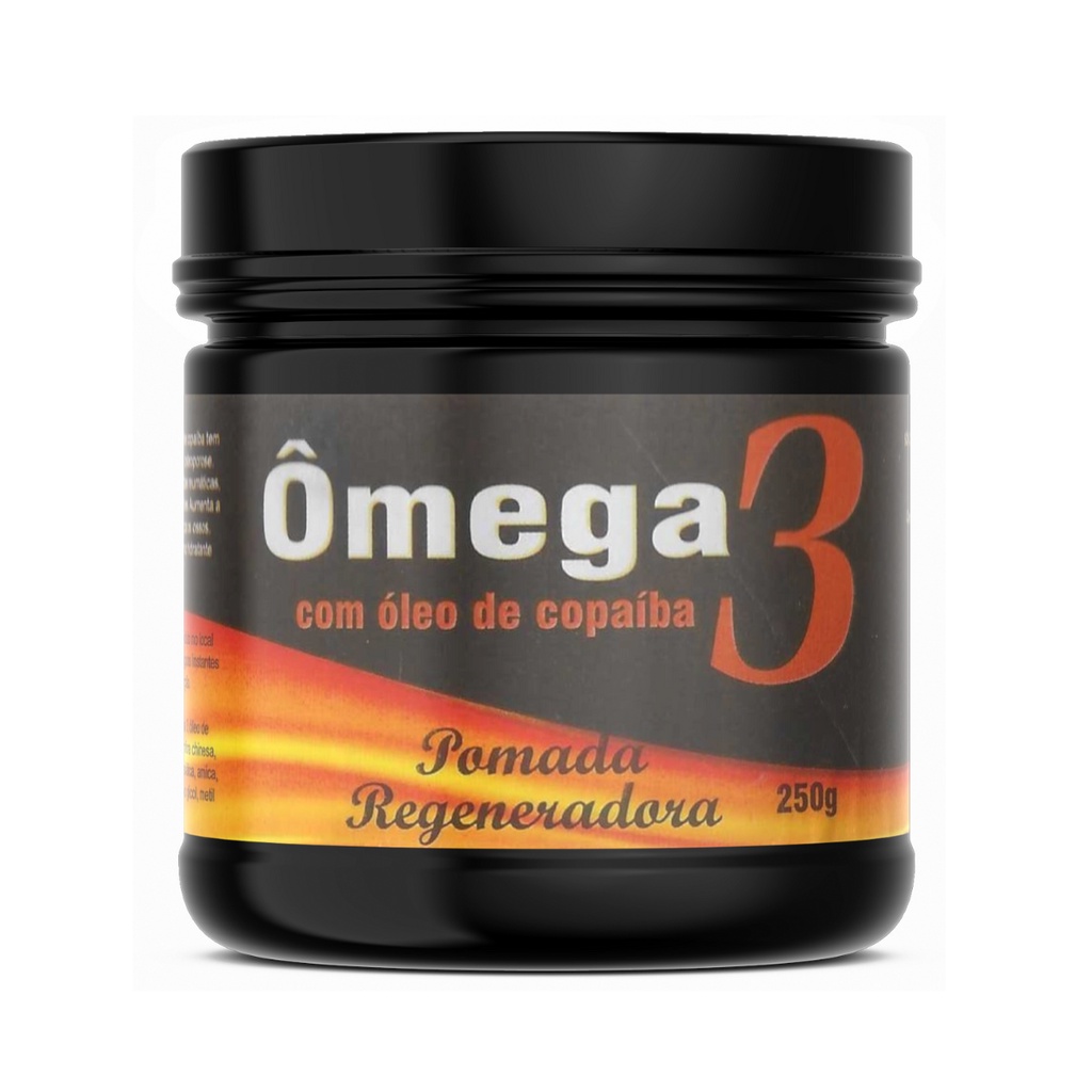 Gel massageador Ômega 3 - Pomada Regeneradora 250g