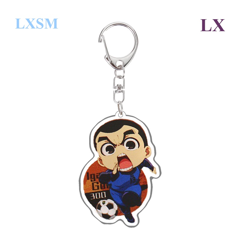 Chaveiro Acrílico LX Anime Blue Lock Nova Figura De Desenho Animado Pingente De Dupla Face Coleções