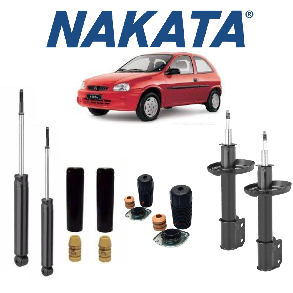 4 Amortecedor Corsa Wind Tras+Diant Nakata+Kit Coifa 2002