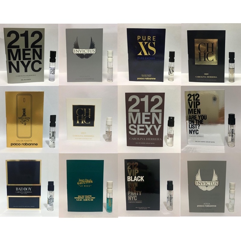 Perfumes Importados Masculinos 1ml a 2ml - Diversas Opções
