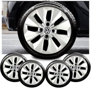 Jogo de Calota Aro 14 Volkswagen Gol Voyage Saveiro com Emblemas