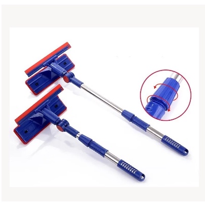 Rodo Mágico Limpa Vidro E Janelas Extensível Esponja 2 Em 1