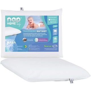 Travesseiro Nasa Nap Baby Viscoelástico Hipoalergênico em Oferta na Shopee