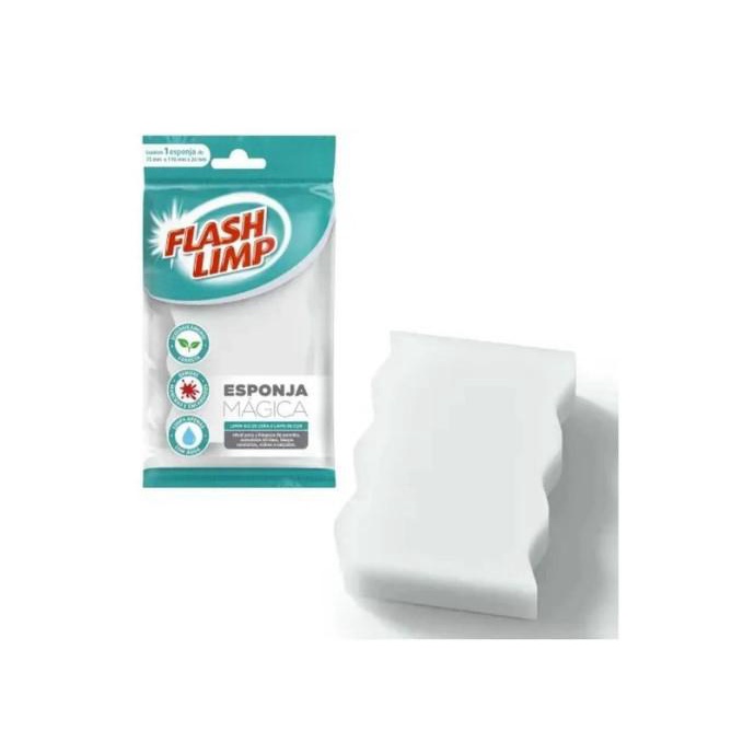 Esponja Mágica Remove Giz Cera Lapis Parede Louça Flashlimp