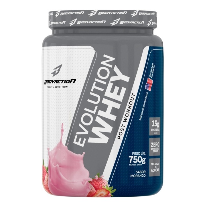 Evolution Whey Protein Concentrado Isolado e Hidrolisado 750g Bodyaction