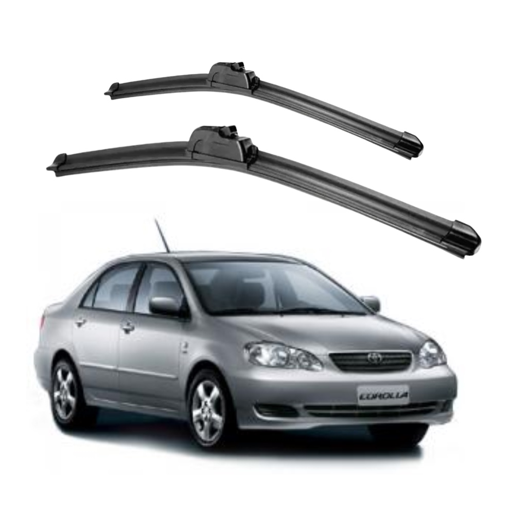 Par Palheta Limpador Parabrisa Dianteiro Toyota Corolla 2002 2003 2004 2005 2006 2007 2008 em Oferta na Shopee