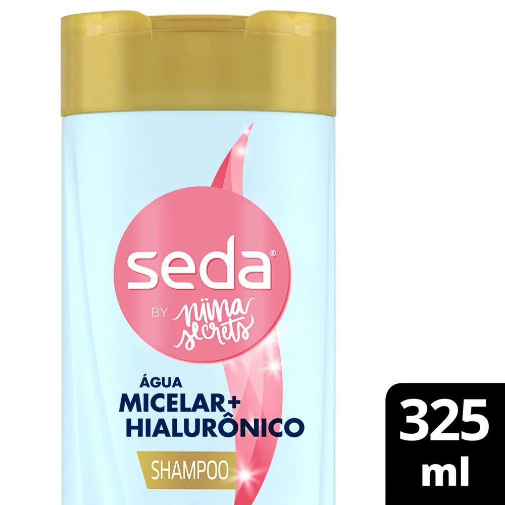 Shampoo Seda By Niina Secrets Água Micelar + Hialurônico com 325ml