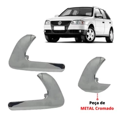 Par Maçaneta Interna Puxador Alavanca Gol G2 G3 2004 2005