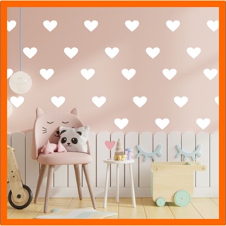 Kit 36 Adesivo de Parede Decorativo Coração 5cm em Oferta na Shopee