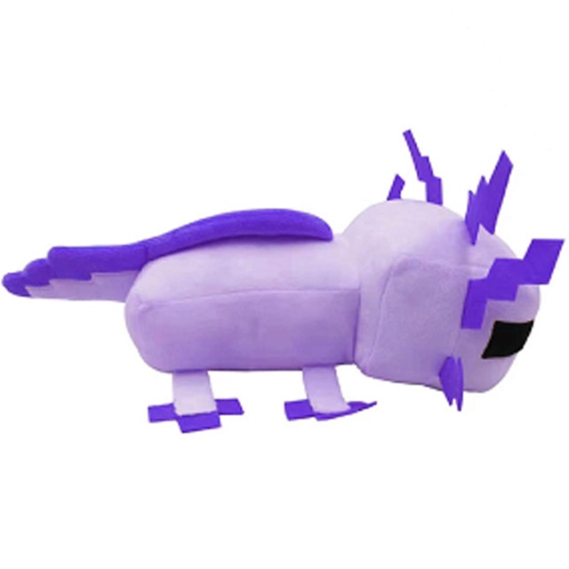 Boneco de pelúcia Axolote Roxo