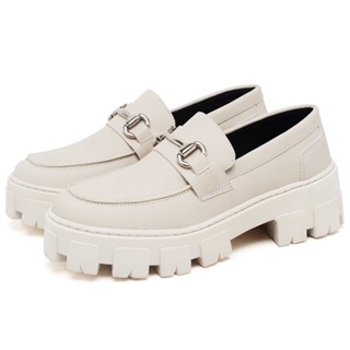 Sapato Mocassim Dubuy Oxford Feminino Preto Metal Still Tratorado 1412FG