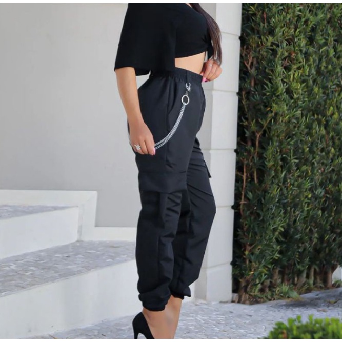 Calça Feminina Cargo