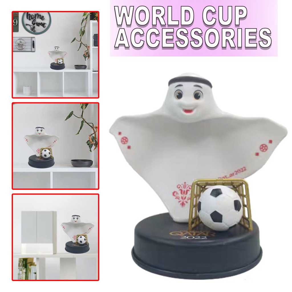A Copa Do Mundo Da Qatar FIFA 2022 Mascote Decoração De Mesa LED Lembranças  De Futebol | Shopee Brasil