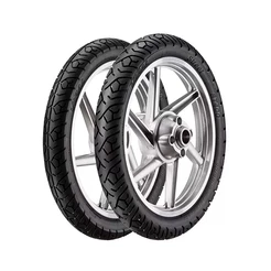Par Pneu Vipal 275-18 e 90/90-18 ST400 CG Titan Fan Start Cargo Factor 150 YBR Uso Com Câmara