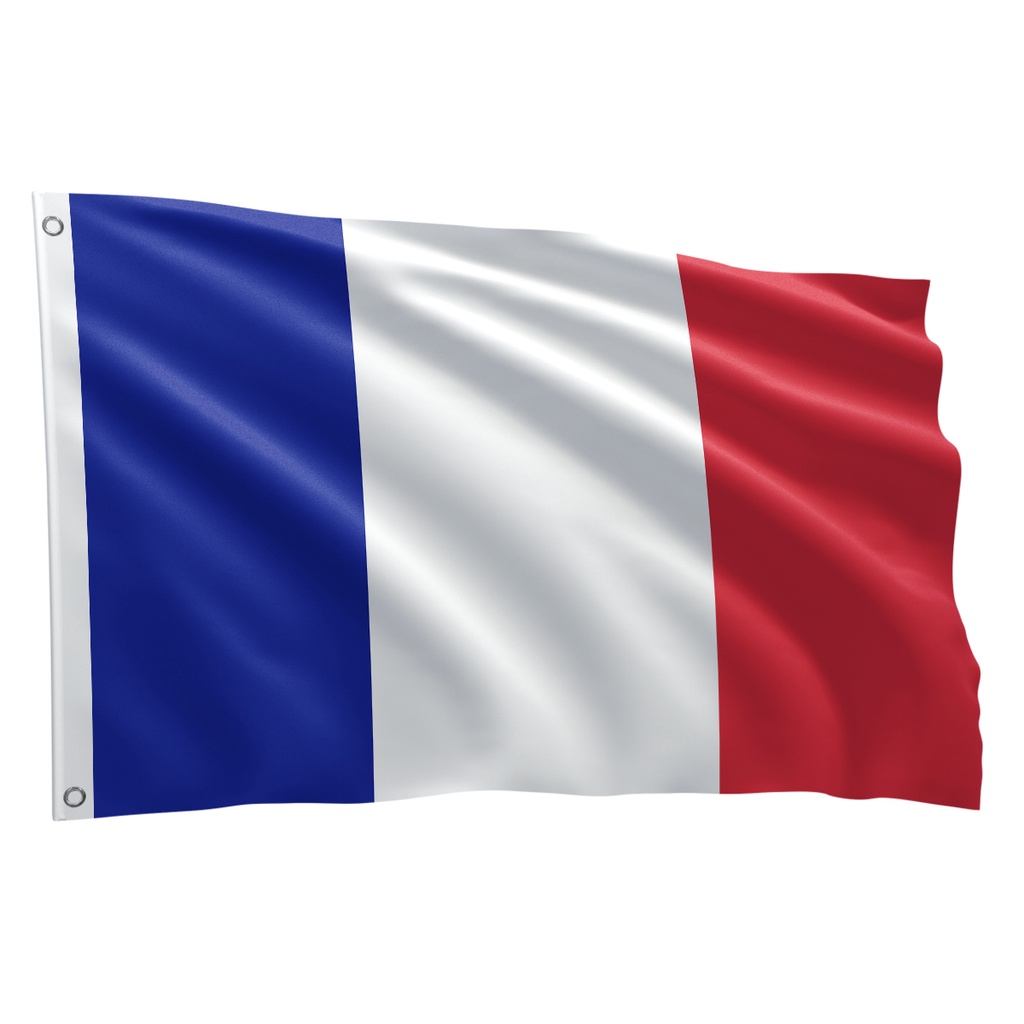 Bandeira da França Grande 1,50m x 0,90m