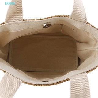 EONE Elegantes Senhoras Sacos De Palha Tecidos Mulher Feriado Praia Casual Tote Top-Handle Bags Moda Retro Bolsas De Ombro HOT