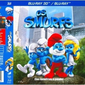 BLU-RAY DISC - OS SMURFS - 3D