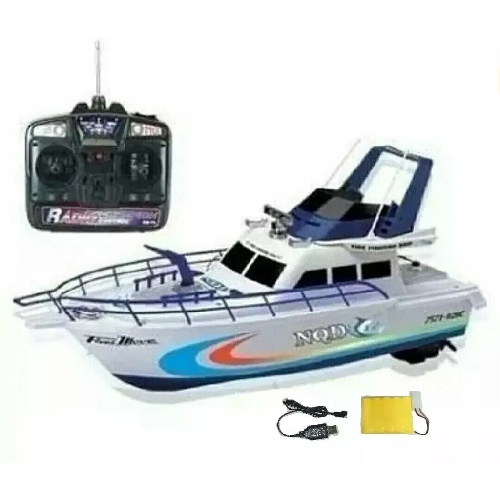 Barco Lancha De Controle Remoto RecarregáveL