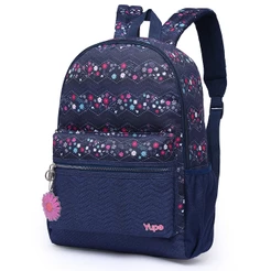 Mochila Bolsa Escolar Estilosa Feminina Notebook Juvenil Yupe