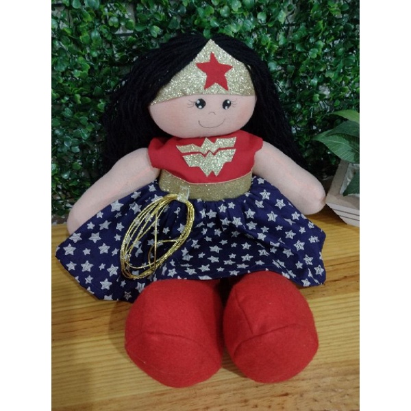 Boneca mulher Maravilha/Boneca de pano/Decoração