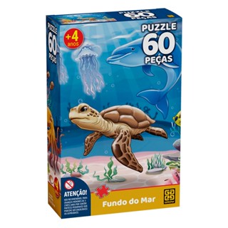 Puzzle 60 peças Fundo do Mar