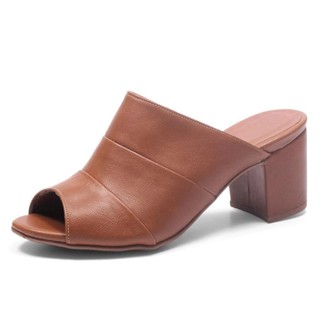 Tamanco Feminino Salto Grosso Confotavél Envio Imediato