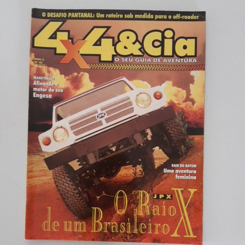Revista 4×4 E Cia 1997 Montez JPX Off Road Raid Do Batom Pantanal