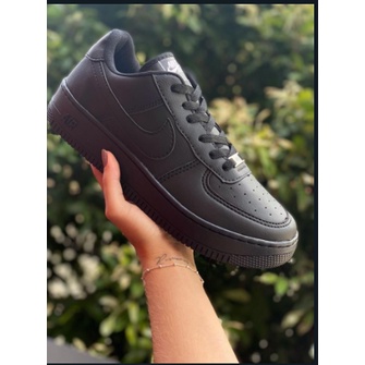 nike black air force mens