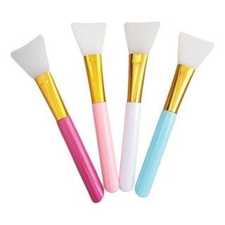 Pincel de Silicone Para Aplicação de Máscara Tons Pastéis