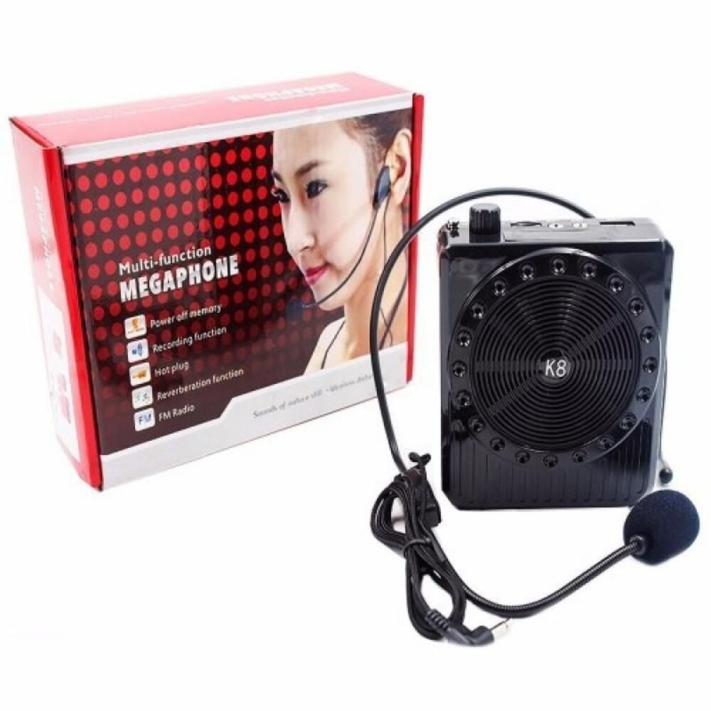 Amplificador Megafone Microfone Kit Completo Professores K15