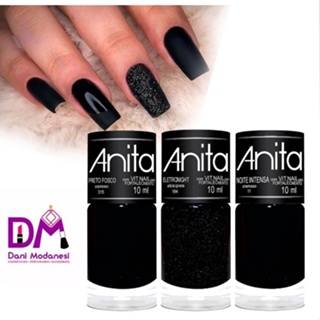 Esmaltes Anita Black - Tons de Preto em Oferta na Shopee