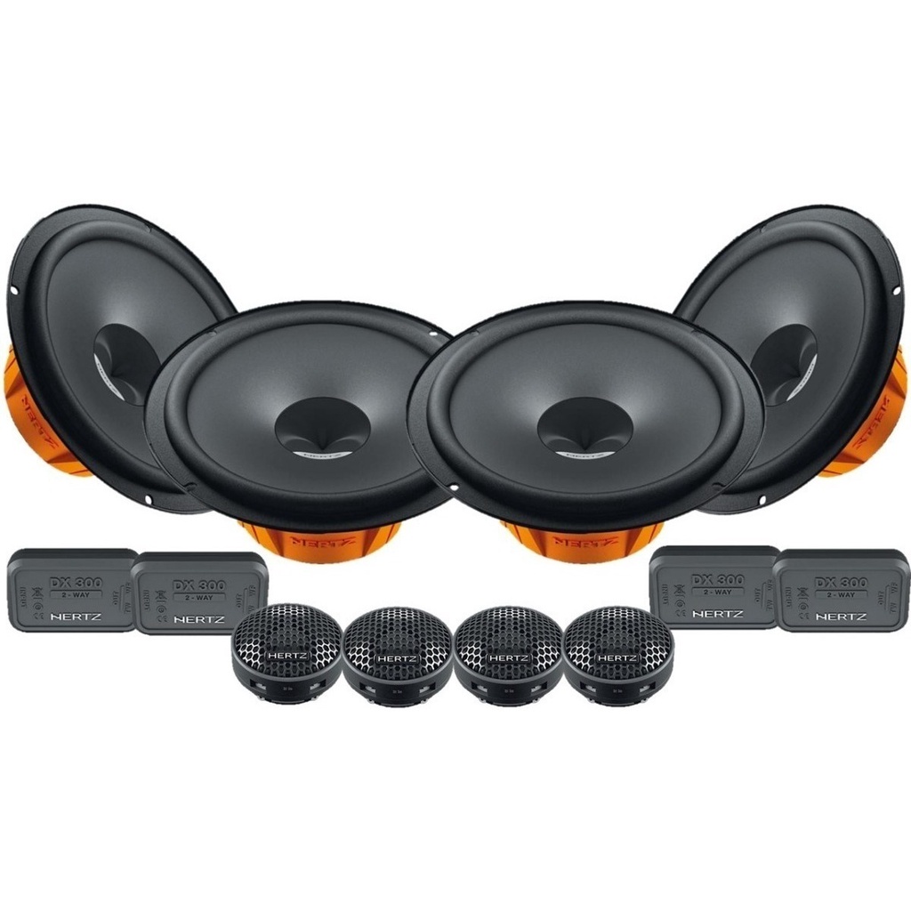 Par Kit 2 Vias 6  Hertz DSK 165.3 160 Watts Rms - Spare Parts and Accessories for Vehicles