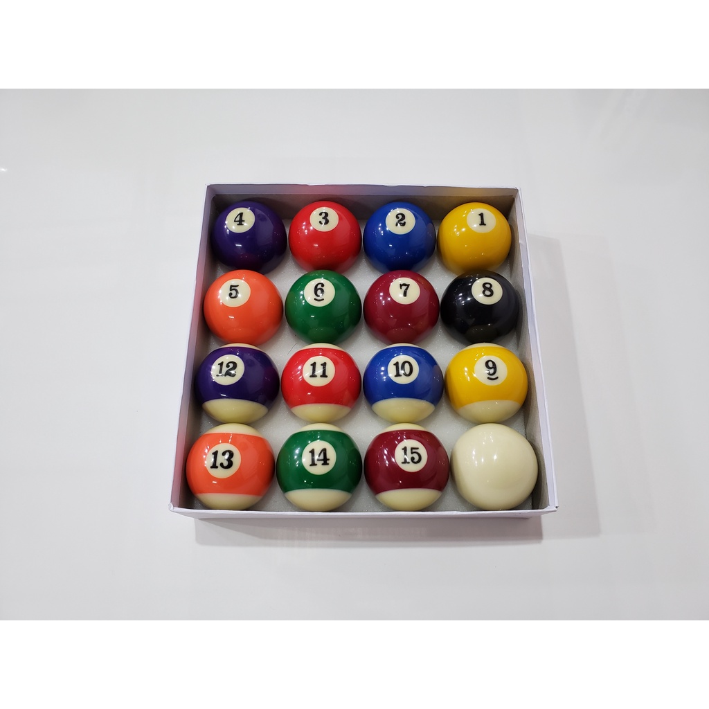 Jogo Bola de Bilhar 50mm Faixada - Desconto no Preço