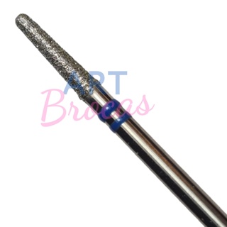 Broca diamantada cone fina para preparaçao unhas cuticula acabamento manicure hardware em Oferta na Shopee