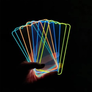 Película 3D Neon Luminoso Fluorescente Para Iphone X/XS XS MAX XR 11 11PRO 11PRO MAX 12 12 PRO 12PRO MAX 13 13PRO 13 PRO MAX