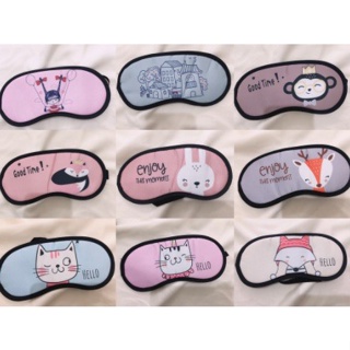 Tapa olho Olho Simples Mascara de dormir para viagem diversos modelos presente em Oferta na Shopee