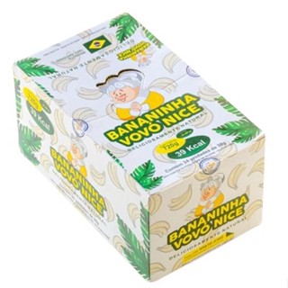 Bananinha COM Açúcar Cremosa - 24 unidades de 30gr - Vovó Nice