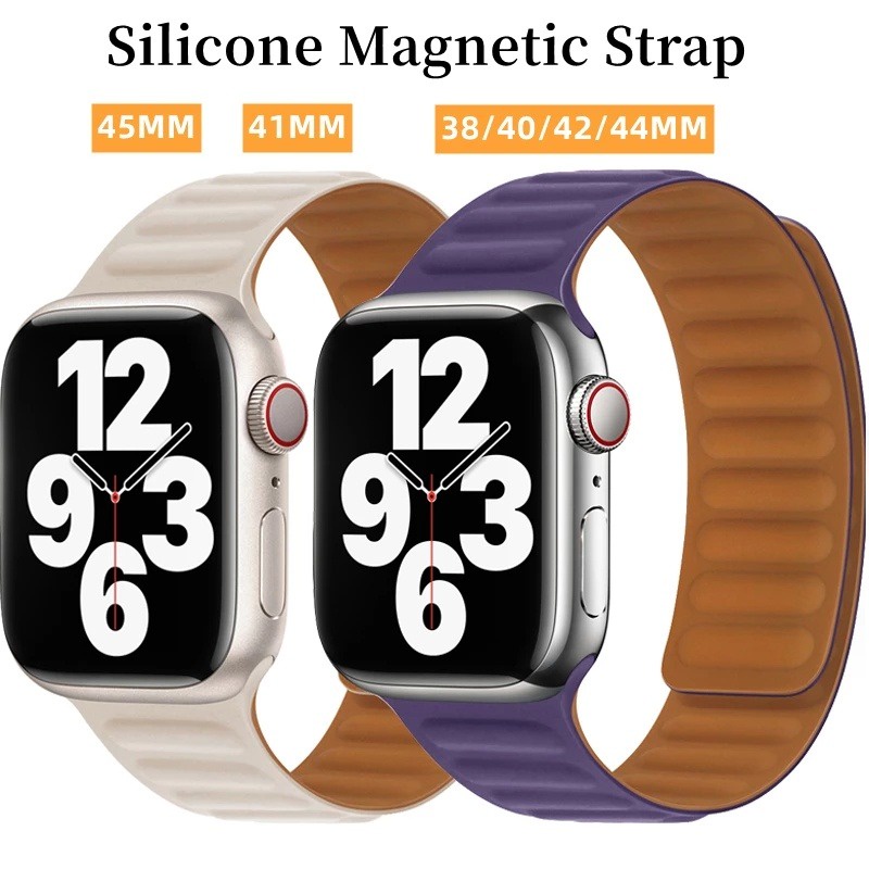 Magnética Pulseira Para Apple Watch Série Ultra/SE/1/2/3/4/5/6/7 Correa SmartWatch 38mm/40mm/41mm/42mm/44mm/45mm/49mm