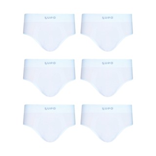 Kit com 6 Cuecas Lupo Slip Micromodal 681-001